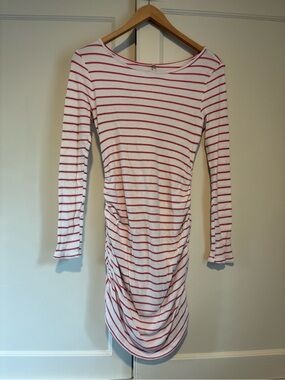 Red Lolly Maternity Comfy Textured Tunic Top